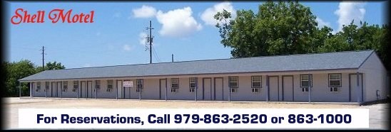 Welcome to the Shell Motel, Matagorda, Texas