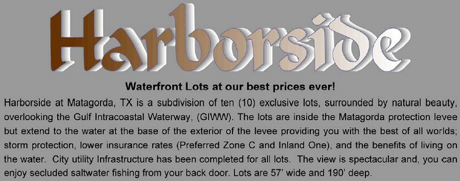 Matagorda Lots For Sale