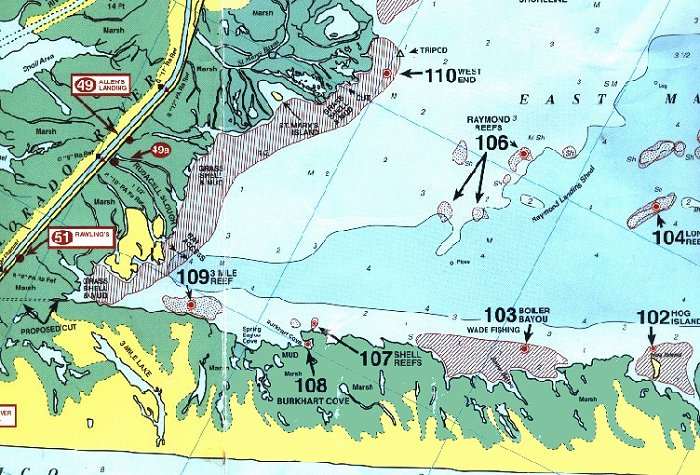 Matagorda Bay Depth Chart