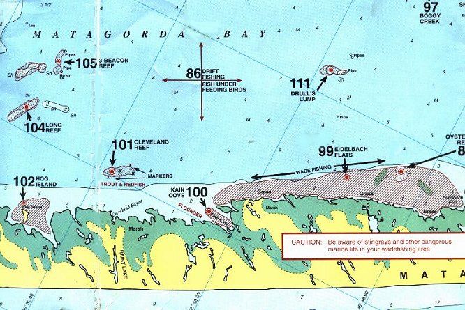 Matagorda Bay Depth Chart